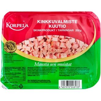 Korpela Kinkkuvalmistekuutio 200g kalorit ja ravintosisältö