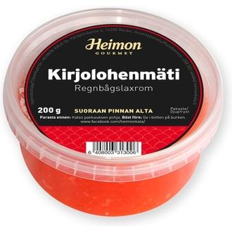 Heimon Gourmet 200g kirjolohenmäti pakaste kalorit ja ravintosisältö