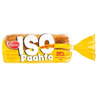 Vaasan Isopaahto Täyshyvä 500 g paahtoleipä kalorit ja ravintosisältö - 244 kcal