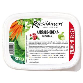 Rasilainen karpalo-omenahapankaali 300g kalorit ja ravintosisältö - 35 kcal