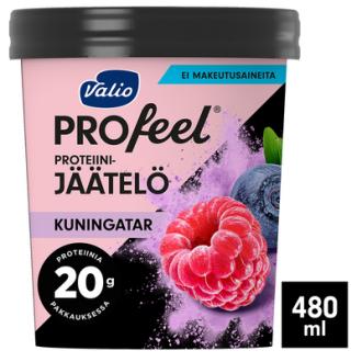 Valio PROfeel® proteiinijäätelö 480 ml kuningatar laktoositon kalorit ja ravintosisältö - 146 kcal