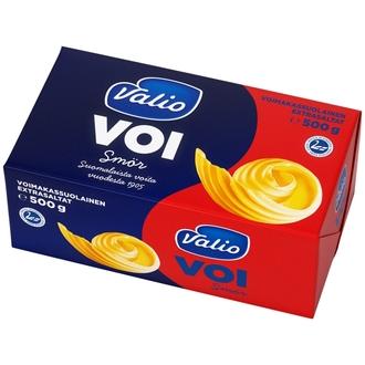 Valio voi 500 g voimakassuolainen kalorit ja ravintosisältö - 713 kcal