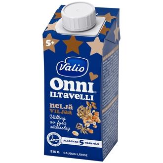 Valio Onni neljän viljan velli 210 g UHT kalorit ja ravintosisältö - 75 kcal