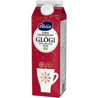 Valio glögi tumma 1 l sokeroimaton kausituote kalorit ja ravintosisältö