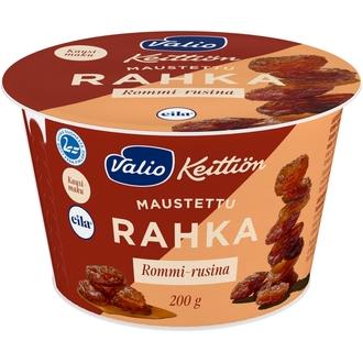 Valio Keittiön maustettu rahka 200 g rommi-rusina laktoositon kalorit ja ravintosisältö - 162 kcal
