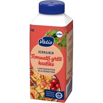 Valio kermainen tomaatti-yrtit kastike 3 dl laktoositon kalorit ja ravintosisältö - 133 kcal