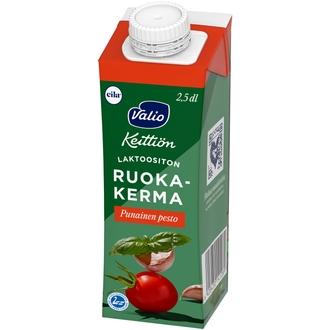 Valio Keittiön ruokakerma 2,5 dl punainen pesto UHT laktoositon kalorit ja ravintosisältö - 122 kcal