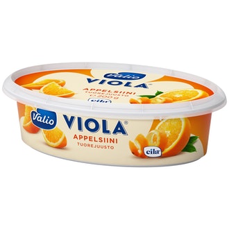 Valio Viola® e200 g appelsiini tuorejuusto laktoositon kalorit ja ravintosisältö