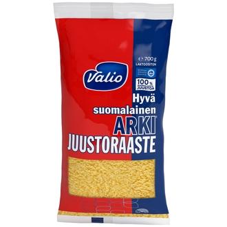 Valio Hyvä suomalainen Arki® juustoraaste e700 g kalorit ja ravintosisältö