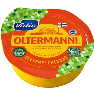 Valio Oltermanni® kevyempi Cheddar e450 g ValSa® kalorit ja ravintosisältö