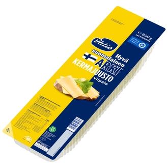 Valio Hyvä suomalainen Arki® kermajuustoviipale e800 g kalorit ja ravintosisältö