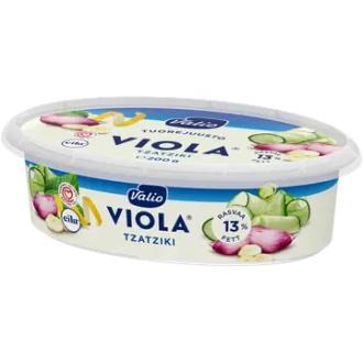 Valio Viola® tzatziki tuorejuusto laktoositon e200 g kalorit ja ravintosisältö