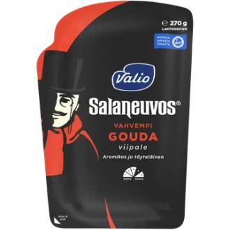 Valio Salaneuvos® Vahvempi Gouda juustoviipale e270 g kalorit ja ravintosisältö - 364 kcal