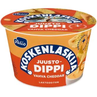 Valio Koskenlaskija® juustodippi vahva cheddar laktoositon e185 g kalorit ja ravintosisältö - 146 kcal