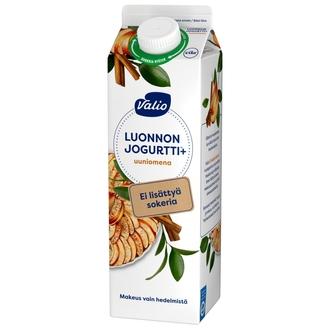 Valio Luonnonjogurtti+™ uuniomena 1 kg ei lisättyä sokeria, laktoositon kalorit ja ravintosisältö - 73 kcal