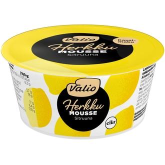 Valio Herkku mousse 100 g sitruuna laktoositon kausimaku kalorit ja ravintosisältö - 150 kcal