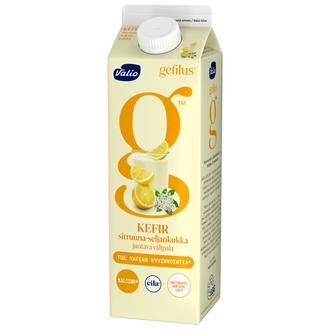 Valio Gefilus® Kefir juotava välipala 1 kg sitruuna-seljankukka laktoositon kalorit ja ravintosisältö - 65 kcal