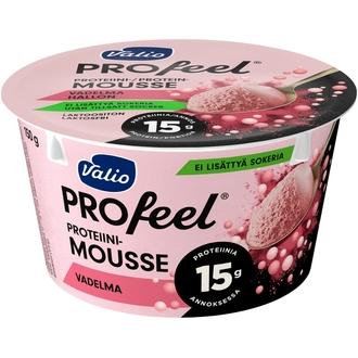 Valio PROfeel® proteiinimousse 150 g vadelma laktoositon kalorit ja ravintosisältö - 60 kcal
