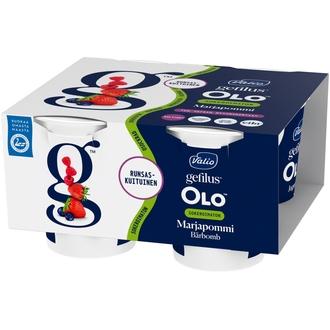 Valio Gefilus® OLO™ jogurtti 4x125 g marjapommi sokeroimaton laktoositon kalorit ja ravintosisältö - 71 kcal
