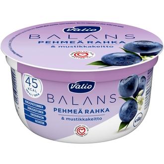 Valio Balans pehmeä rahka & mustikkakeitto 150 g laktoositon kalorit ja ravintosisältö - 45 kcal