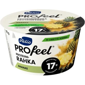 Valio PROfeel® proteiinirahka sokeroimaton 175 g ananas laktoositon kalorit ja ravintosisältö - 59 kcal