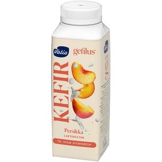 Valio Gefilus® Kefir 2,5 dl persikka laktoositon kalorit ja ravintosisältö - 58 kcal