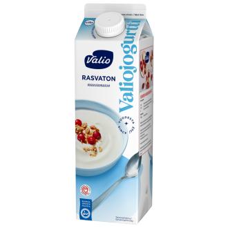 Valiojogurtti maustamaton rasvaton 1kg laktoositon kalorit ja ravintosisältö - 43 kcal
