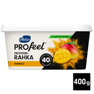 Valio PROfeel proteiinirahka sokeroimaton 400g mango laktoositon kalorit ja ravintosisältö - 61 kcal