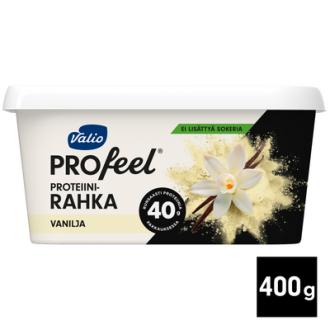 Valio PROfeel proteiinirahka sokeroimaton 400g vanilja laktoositon kalorit ja ravintosisältö - 60 kcal