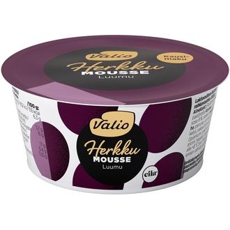 Valio Herkku mousse 100 g luumu laktoositon kausimaku kalorit ja ravintosisältö - 155 kcal