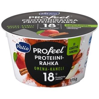 Valio PROfeel® proteiinirahka sokeroimaton 175 g omena-kaneli laktoositon kalorit ja ravintosisältö