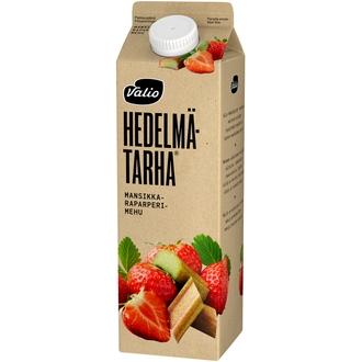 Valio Hedelmätarha® mansikka-raparperimehu 1 l kalorit ja ravintosisältö