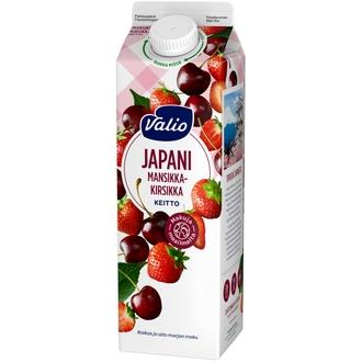 Valio mansikka-kirsikkakeitto 1 kg Japani kalorit ja ravintosisältö - 45 kcal