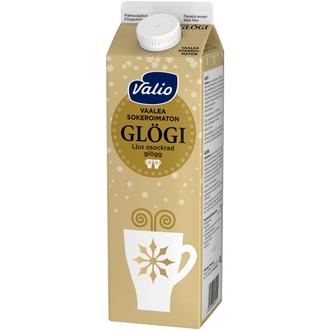 Valio glögi vaalea 1 l sokeroimaton kausituote kalorit ja ravintosisältö - 10 kcal