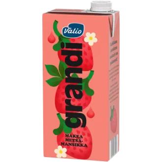 Valio Grandi® makea metsämansikka mehujuoma 1 l kalorit ja ravintosisältö - 28 kcal