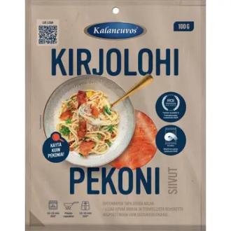 Kalaneuvos Kirjolohipekoni 100 g kalorit ja ravintosisältö - 277 kcal