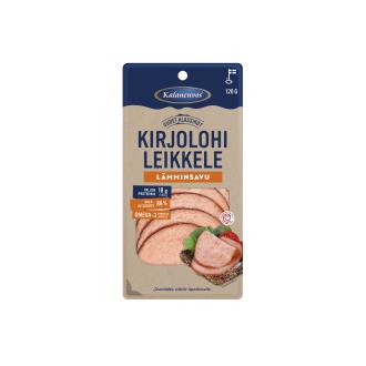 Kalaneuvos Lämminsavuleikkele kirjolohesta 120g kalorit ja ravintosisältö - 180 kcal