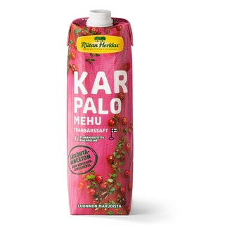 Riitan Herkku Karpalomehu 1l kalorit ja ravintosisältö - 50 kcal