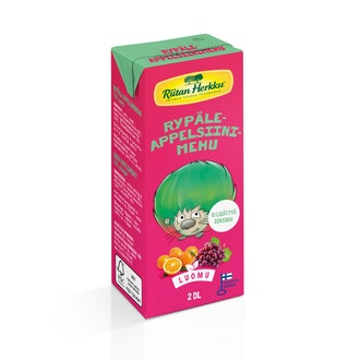 Riitan Herkku rypäle-app.mehu 2dl luomu kalorit ja ravintosisältö