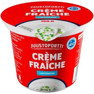 Juustoportti Crème Fraîche 150 g laktoositon kalorit ja ravintosisältö - 270 kcal