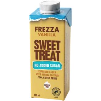 Frezza Vanilla Sweet Treat 300 ml maitokahvijuoma ei lisättyä sokeria laktoositon kalorit ja ravintosisältö - 50 kcal
