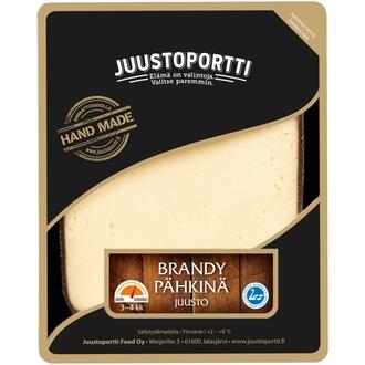 Juustoportti Brandy-pähkinäjuusto 175 g laktoositon kalorit ja ravintosisältö - 390 kcal
