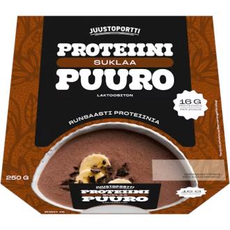 Juustoportti proteiini-suklaapuuro 250g kalorit ja ravintosisältö