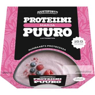 Juustoportti proteiini-marjapuuro 250g kalorit ja ravintosisältö - 89 kcal