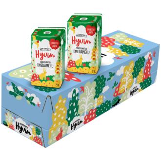 Juustoportti Hyvin sokeroimaton ja makeutusaineeton omenamehu 2dl 12-pack kalorit ja ravintosisältö - 19 kcal