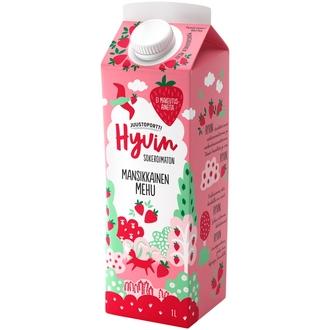 Juustoportti Hyvin mehu 1 l mansikkainen kalorit ja ravintosisältö - 17 kcal