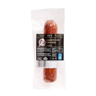 Huhtahyvät Lihamestarin Pepperoni tanko 250g kalorit ja ravintosisältö