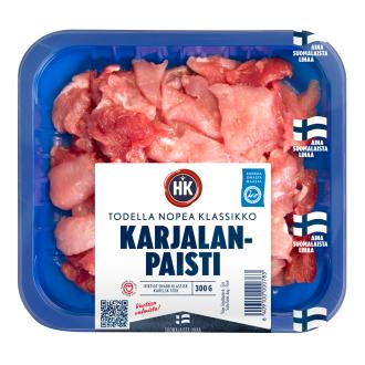 HK Todella nopea klassikko Karjalanpaisti 300 g kalorit ja ravintosisältö - 108 kcal
