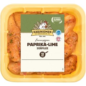 Kariniemen Kananpojan sisäfilee paprika-lime 400 g kalorit ja ravintosisältö