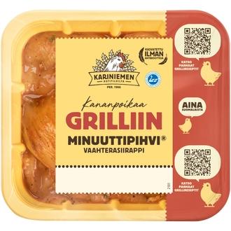 Kariniemen Kananpojan Minuuttipihvi® Vaahterasiirappi 350 g kalorit ja ravintosisältö - 114 kcal